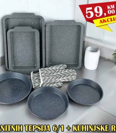 Konig Line Granit Tepsije set 6/1 + Rukavice