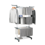 Herzberg HG 8034GRY Porte vetements de Demenagement Grij 8